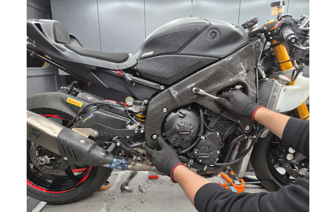 Frame Cover Motorcycle Installing frame covers